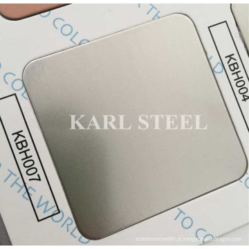 Folha de prata de aço inoxidável da linha fina Kbh007 da cor para materiais da decoração